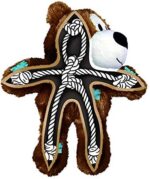 KONG, Wild Knots Bear, Innere Geknotete Seile und Minimale Füllung für Weniger Unordnung, Für Kleine/Mittelgrosse Hunde – Bild 5