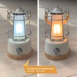 Skandika LED-Lampe Kiruna | Retro Outdoor Campinglampe mit Powerbank, stufenlos dimmbar, kabellos, Akku, aufladbar, USB, warm- und kaltweiss, 75h Leuchtzeit – Bild 2