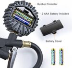 AstroAI Digitaler Reifenfüller mit Manometer, mittlerem 250 PSI & AstroAI Reifenfüller luftdruckprüfer Reifendruckmesser 3-IN-1 mechanisches Reifendruckmessgerät 12Bar/170psi – Bild 4