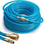 Deuba Druckluftschlauch PVC Schnellkupplung 15 bar 1/4' Anschluss Ø Innen 6mm Aussen 13mm Gewebeschlauch Kompressor – Bild 6