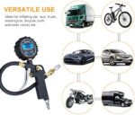 AstroAI Digitaler Reifenfüller mit Manometer, mittlerem 250 PSI & AstroAI Reifenfüller luftdruckprüfer Reifendruckmesser 3-IN-1 mechanisches Reifendruckmessgerät 12Bar/170psi – Bild 7