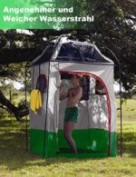 LIBERRWAY Campingdusche, Aussen- und Inneneinsatz Camping Dusche mit Wiederaufladbarer Akku, 1.8m Duscheschlauch Outdoor Dusche mit Pumpe für Garten Strand Camping Reisen Autowäsche – Bild 4