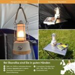Skandika LED-Lampe Kiruna | Retro Outdoor Campinglampe mit Powerbank, stufenlos dimmbar, kabellos, Akku, aufladbar, USB, warm- und kaltweiss, 75h Leuchtzeit – Bild 7