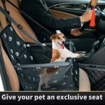 SWIHELP Hundesitz für Auto Rücksitz für kleine bis mittlere Hunde, stabiles & wasserfestes, Hunde-Autositz für Rückbank faltbar, Schutz für Autositze – Bild 6