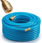 Deuba Druckluftschlauch PVC Schnellkupplung 15 bar 1/4' Anschluss Ø Innen 6mm Aussen 13mm Gewebeschlauch Kompressor – Bild 7