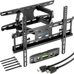 TV Wandhalterung Fernseher wandhalterung Schwenkbar Neigbar TV Halterung für 20-60 Zoll Flach &Curved LCD LED, Monitor bis zu 50kg, max.VESA 400x400