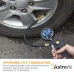 AstroAI Digitaler Reifenfüller mit Manometer, mittlerem 250 PSI & AstroAI Reifenfüller luftdruckprüfer Reifendruckmesser 3-IN-1 mechanisches Reifendruckmessgerät 12Bar/170psi – Bild 5