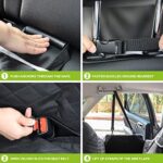 Pecute Hundedecke Auto Rückbank 146x136 cm mit Seitenschutz & Sichtfenster – Kratzfest & Wasserabweisend – Bild 7
