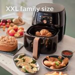 Philips Premium Airfryer, Fritteuse ohne Öl, Smart Sensing, Rapid Air und Fettentfernungstechnologie, NutriU App mit Rezepten – Bild 5
