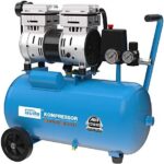 Güde 50136 Kompressor Airpower 150/8/24 Silent (Doppelkolbenaggregat Direktgetrieben, 0,75 kW, 230V, ölfrei, 8 bar)