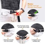 BESTKEE Herren Taktischer Gürtel 1,5 Zoll Hochleistungs Gürtel, Militär Stil Buckle Gürtel Nylon Schnellverschluss Metallschnalle, Geschenk mit Taktischem Molle-Beutel und Haken (Grösse: 125cm) – Bild 7