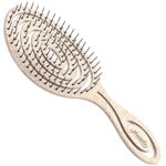 Ninabella Bio Haarbürste ohne Ziepen für Damen, Herren & Kinder, Entwirrbürste auch für Locken & Lange Haare, Einzigartige Profi Detangler Bürste mit Spiralfeder