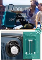 HAUPTSTADTKOFFER, 2er Kofferset, 3er Kofferset, Handgepäck Trolley, Handgepäck Reiserucksack mit Laptopfach, Motiv Koffer, Reisetasche, – Bild 5
