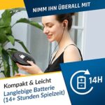 KLIM Nomad, Tragbarer CD Player Discman mit langlebigem Akku, Inklusive Kopfhörer, Kompatibel mit CD-R, CD-RW, MP3, Mit TF Reader, Radio FM, Bluetooth, Ideal für Autos, NEU 2022 – Bild 5