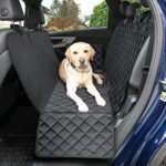 WhizProducts® Basic Hundedecke für Auto Rückbank mit Seitenschutz und Sitzankern, wasserdichte Auto Hundedecke Rücksitz für Reise & Transport für Hunde, Robuste Hundematte für die Auto Rücksitzbank – Bild 2