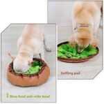 AWOOF Schnüffelteppich Hund Hundespielzeug Intelligenz Schnüffelmatte Riechen Trainieren Schnüffeldecke Futtermatte Trainingsmatte für Haustier Hunde Waschbar Faltbar rutschfest – Bild 3