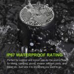 mit Eva Reise Tragen Case, EWA A106 Pro Bluetooth Lautsprecher Wasserdicht, Tragbarer kabelloser Outdoor Mini Lautsprecher, Starkem Bass mit Bass-Radiatoren, 12 Stunden Wiedergabe – Bild 4