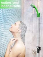LIBERRWAY Campingdusche, Aussen- und Inneneinsatz Camping Dusche mit Wiederaufladbarer Akku, 1.8m Duscheschlauch Outdoor Dusche mit Pumpe für Garten Strand Camping Reisen Autowäsche – Bild 6