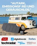 BLUETTI Solargenerator AC200MAX mit 1, 2 oder 3 x PV350 Solarpanel, 2048Wh/2200W LiFePO4 Tragbare Powerstation Stromaggregat, 350W Solarmodule für Notstromversorgung Camping, Wohnwagen, Stromausfall – Bild 5
