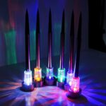 GIGALUMI LED Solarleuchten für Garten 12 Stück aus Edelstahl wasserdichte Solarlampe ideal für aussen, Terrasse, Rasen, Garten, Hinterhöfe und Wege – Bild 8
