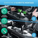 Auto-Kopfstütze mit weissen Nähten – Komfortables Nackenkissen für Kinder & Erwachsene, werkzeuglose Montage – Bild 4
