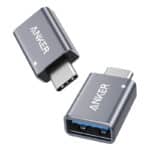 Anker USB-C auf USB Adapter, High-Speed Datentransfer, USB-C auf USB 3.0 Female Adapter, kompatibel mit MacBook Pro 2020, iPad Pro 2020, Samsung Notebook 9, Dell XPS und mehr (Doppelpack)