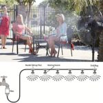 Hydrogarden Outdoor Nebelsystem – 8 m Schlauch mit 9 Metall-Düsen für Terrasse, Garten & Gewächshaus – Bild 7