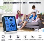ThermoPro TP55 digitales Thermo-Hygrometer Innen Thermometer Hygrometer Temperatur und Luftfeuchtigkeitmessgerät mit Raumklima-Indikator für Raumklimakontrolle Raumluftüerwachtung – Bild 2