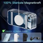 CASEKOO Magnetisch Crystal Clear für iPhone 12 Pro Max Hülle 2022, [Kompatibel mit MagSafe] [Nie Vergilbung] Stossfeste Schutzhülle (Militärschutz) Dünne Handyhülle iPhone 12 Pro Max Case – Bild 7