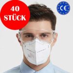 Simplecase FFP2 Masken, CE Zertifiziert von offiziell benannter Stelle, Atemschutzmaske, Partikelfiltermaske – Bild 7