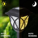 GIGALUMI Solar-LED-Wegleuchten für den Aussenbereich, 6 Stück, wasserdichte solarbetriebene Weglichter für Garten, Terrasse, Landschaft, Gehweg, Warmweiss – Bild 5