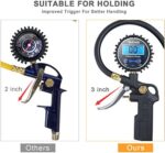 AstroAI Digitaler Reifenfüller mit Manometer, mittlerem 250 PSI & AstroAI Reifenfüller luftdruckprüfer Reifendruckmesser 3-IN-1 mechanisches Reifendruckmessgerät 12Bar/170psi – Bild 8