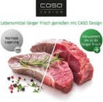 CASO, advanced Vakuumierer, bis zu 150 Vakuumiervorgänge non stop, doppelte Schweissnaht, – Bild 12