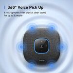Anker PowerConf S3 Bluetooth Konferenzlautsprecher, 6 Mikrofone, smarte Tonaufnahme, 24 Std Akku, Soundcore App, Bluetooth 5, USB-C, für Büro & Homeoffice – Bild 2
