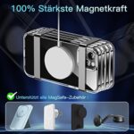 CASEKOO Magnetisch Crystal Clear für iPhone 12 Hülle/12 Pro Hülle mit MagSafe [Nie Vergilbung] Transparentes stossfestes Case rutschfeste Kratzfeste Dünne hülle iPhone 12/12 Pro (6,1") – Bild 7