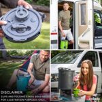 Colapz 2-in-1 Faltbarer Wasserkanister mit Hahn – Camping, Festival & Wohnmobil, BPA-frei – Bild 3
