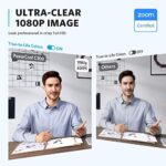 Anker PowerConf C300 Smart Full HD Webcam, mit Mikrofon, AI Framing & Autofokus, 1080p, 60 FPS Geräuschunterdrückung, Regulierbares Blickfeld, HDR, Lichtkorrektur, Zoom-Zertifiziert – Bild 2