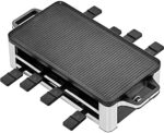 WMF Lono Raclette Grill mit Pfännchen und Schiebern, Raclette 8 Personen, 15 W, edelstahl matt – Bild 7