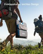 Anker 625 Solarpanel mit Verstellbarer Halterung, Kompakte 100W Solaranlage, Kompatibel mit Powerhouse 256Wh, 512Wh und 1229Wh (Nicht im Lieferumfang), Für Camping, Wandern, Stromausfälle – Bild 5