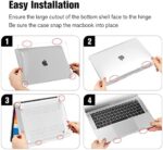 Fintie Hülle kompatibel mit MacBook Air 13 (2018-2020 Version) A2337(M1)/A2179/A1932, Ultradünne Hartschale Schutzhülle Snap Case kompatibel mit MacBook Air 13" Retina – Bild 9