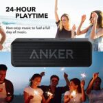 Anker SoundCore Kompakter Bluetooth 4.2 Lautsprecher, 24 Stunden Wiedergabe, Intensiver Bass, Integriertes Mikrofon, kompatibel mit iPhone, iPad, Samsung, Nexus, HTC und mehr – Bild 2