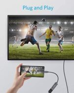 Anker PowerExpand+ USB-C auf HDMI Adapter aus Aluminium, kompakter USB-C Adapter, 4K 60Hz, für MacBook Pro, MacBook Air, iPad Pro, Pixelbook, XPS,Galaxy (Kompatibel mit Thunderbolt 3 Ports) – Bild 3