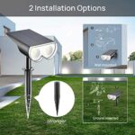 Linkind LED Solarleuchte StarRay – 800 lm, 3000 K, IP65, Dämmerungssensor, Aussenwandleuchte – Bild 7