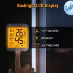 ThermoPro TP53 digitales Thermo-Hygrometer Thermometer Hygrometer Raumluftüberwachtung Temperatur und Luftfeuchtigkeitmessgerät mit Hintergrundbeleuchtung – Bild 5