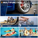 AstroAI Luftkompressor,Auto Luftpumpe Elektrisch Digital Portable air Compressor mit LCD Bildschirm 12V DC Verpackung für Auto, Fahrrad, Motorrad, Ball, Luftkissen usw. Geschenke für Männer – Bild 7