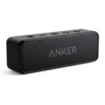 Anker SoundCore 2 Bluetooth Lautsprecher, Fantastischer Sound, Enormer Bass mit Dualen Bass-Treibern, 24h Akku, Verbesserter IPX7 Wasserschutz, Kabelloser Lautsprecher für iPhone, galaxy usw.