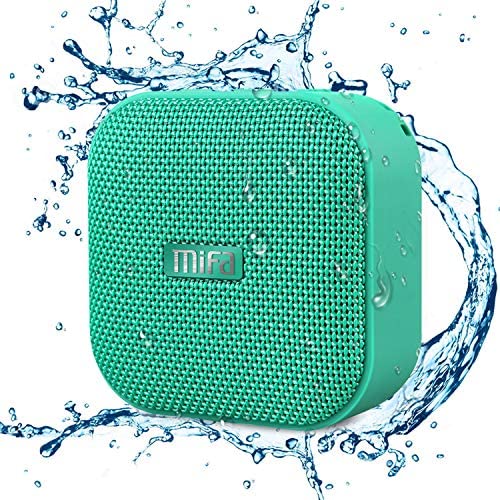 MIFA A1 Mini Lautsprecher Bluetooth, Technologie True Wireless Stereo, 15 Stunden Spielzeit, IP56 Wasserfester und Staubdichter Wireless Speaker mit 3,5mm Audio-Eingang