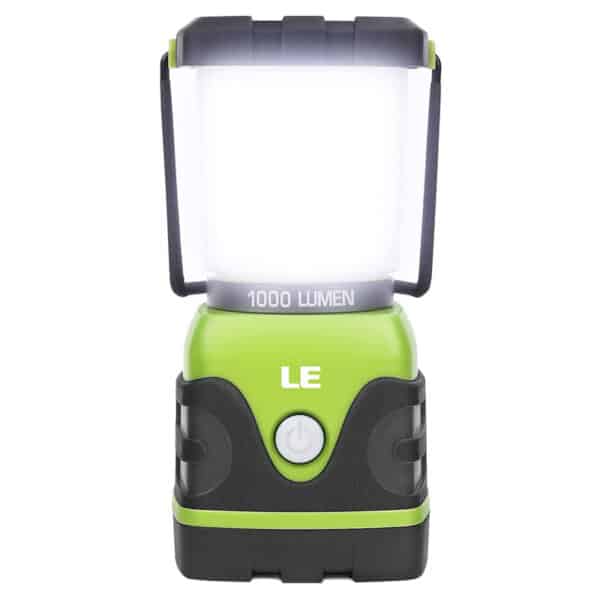 LE LED Campinglampe, Ultra Hell 1000 Lumen, 4 LeuchtmodiI Dimmbar Suchscheinwerfer, Batteriebetrieben Notfallleuchte für Stromausfällen, Wandern, Notfall, Ausfälle und so weiter