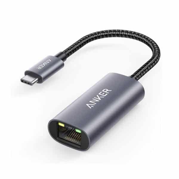 Anker PowerExpand USB-C auf Gigabit Ethernet Adapter, Aluminium, kompaktes Design, USB-C Ethernet Adapter, für MacBook Pro, MacBook Air 2018, iPad Pro 2018, XPS, und viele mehr