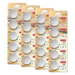 20 Stück CR2032 3V Batterien CR 2032 Knopfzelle (Lithium Knopfzellen - 3 Volt im 20-er Pack)